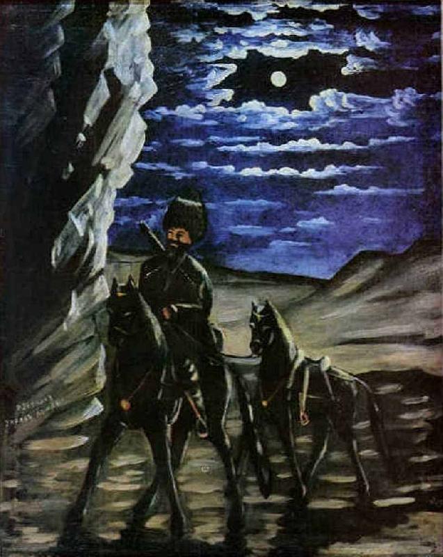 A Robber with a Stolen Horse, Niko Pirosmanashvili